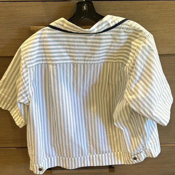 OBEY STRIPED BUTTON UP - Picture 3 of 3